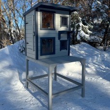 Домик для котов  с тамбуром  "Макс"