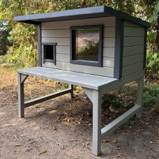 Домик для котов  с тамбуром  "Миса"