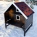 Утепленный домик для кошек "Сазон"