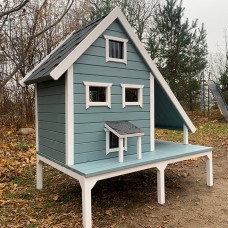 Зимний домик для уличных котов "Сканди"