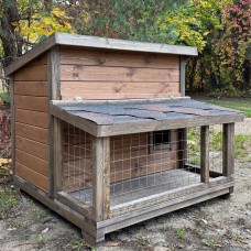 Зимний домик для уличных котов "Три кота"