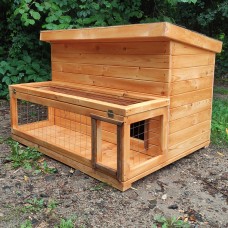 Зимний домик для уличных котов "Три кота"