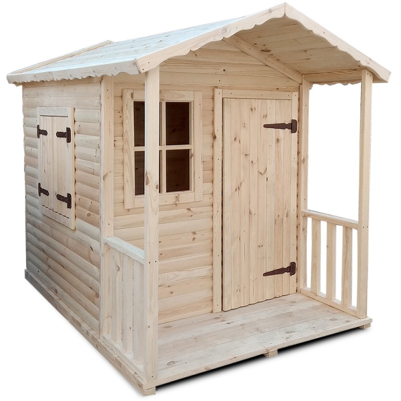 Детский игровой домик с верандой