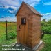 Туалет дачный  деревянный "Сосед"
